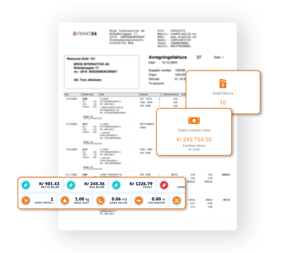 Frakt24-invoices